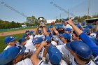 Baseball vs Babson  Wheaton College Baseball players celebrate their victory over Babson to win the NEWMAC Championship for the third year in a row. - (Photo by Keith Nordstrom) : Wheaton, baseball, NEWMAC